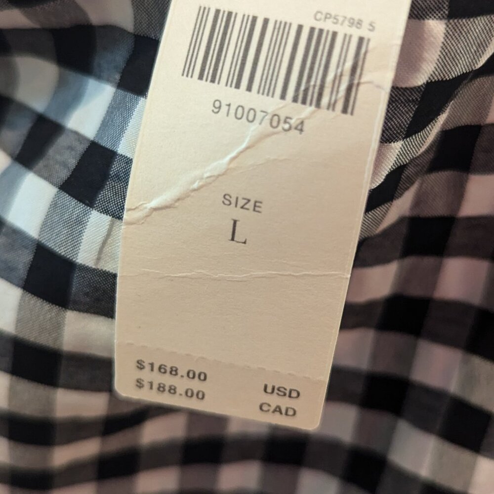 Anthropologie One-Shoulder Gingham Midi Dress - Picture 4 of 13
